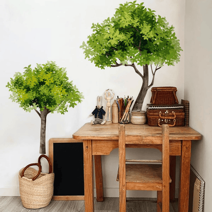 Large Tree Wall Decals – Green Forest Peel & Stick Mural